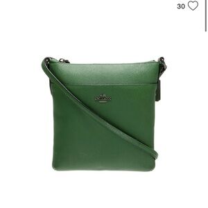 Coach Green crossbody purse